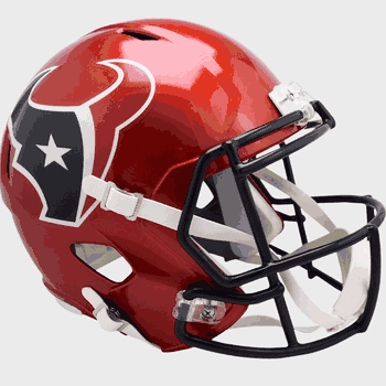 Houston Texans Speed Replica Full Size Football Helmet 2022 Alternate On-Field
