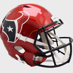 Houston Texans Speed Replica Full Size Football Helmet 2022 Alternate On-Field