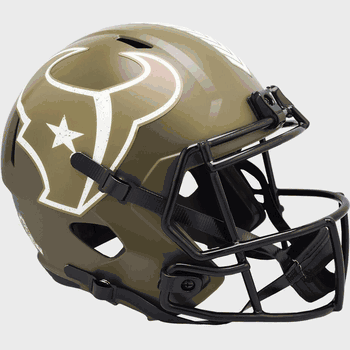 Houston Texans Speed Replica Full Size Football Helmet SALUTE TO SERVICE
