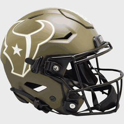 Houston Texans SpeedFlex Full Size Football Helmet SALUTE TO SERVICE