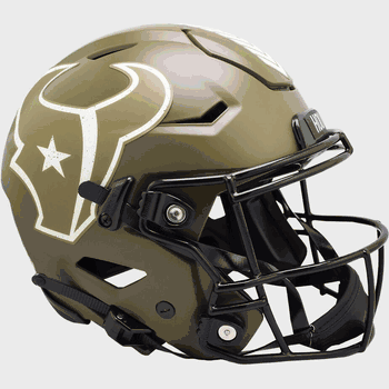 Houston Texans SpeedFlex Full Size Football Helmet SALUTE TO SERVICE