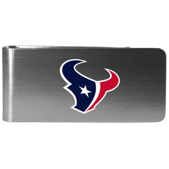 Houston Texans Steel Money Clip, Logo