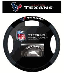 Houston Texans Steering Wheel Cover Mesh Style CO