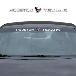 Houston Texans Sun Stripe Windshield Decal 3.25 in. x 34 in.