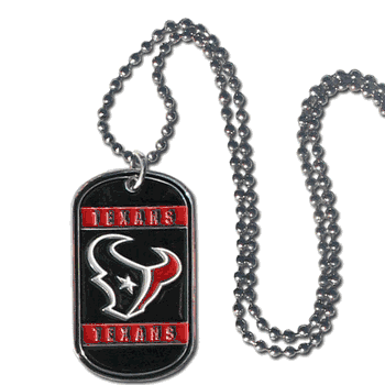 Houston Texans Tag Necklace