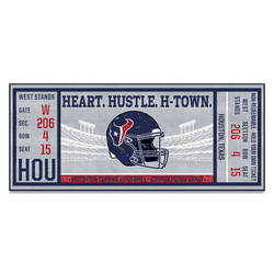 Houston Texans Ticket Runner Rug - 30in. x 72in.