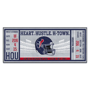 Houston Texans Ticket Runner Rug - 30in. x 72in.
