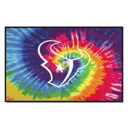 Houston Texans Tie Dye Starter Mat Accent Rug - 19in. x 30in.