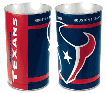 Houston Texans Wastebasket 15 Inch