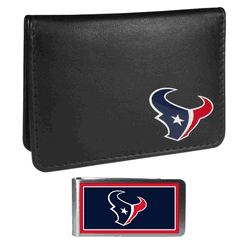 Houston Texans Weekend Bi-fold Wallet & Color Money Clip