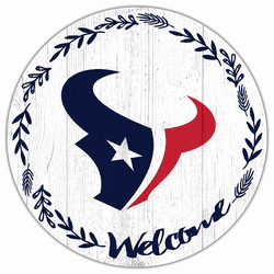 Houston Texans Welcome 12in Circle