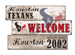 Houston Texans Welcome 3 Plank