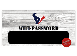 Houston Texans Wifi Password 6x12 Sign