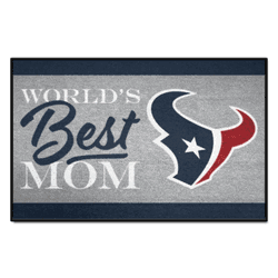 Houston Texans World's Best Mom Starter Mat Accent Rug - 19in. x 30in.