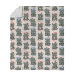 How to Train Your Dragon Many Emotions Silk Touch Sherpa Throw Blanket 50x60 inches