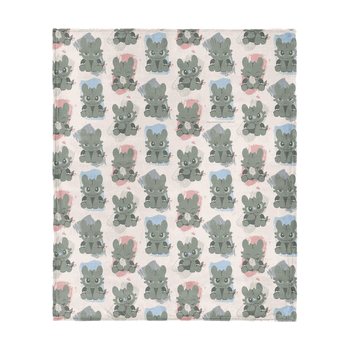 How to Train Your Dragon Many Emotions Silk Touch Throw Blanket 40x50 inches