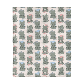How to Train Your Dragon Many Emotions Silk Touch Throw Blanket 50x60 inches