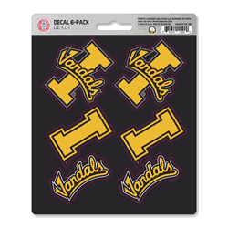 Idaho Vandals 6 Count Mini Decal Sticker Pack