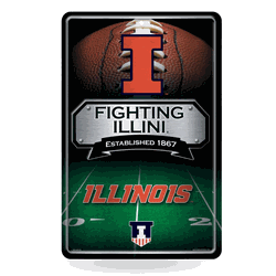 Illinois Fighting Illini  11" x 17" Home Decor Sign