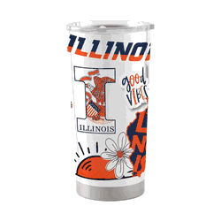 Illinois Fighting Illini 20oz Native Stainless Tumbler