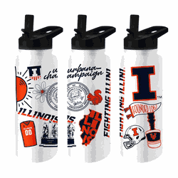 Illinois Fighting Illini 34oz Native Quencher Bottle