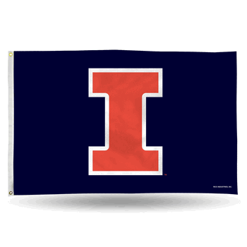 Illinois Fighting Illini Standard 3' x 5' Banner Flag