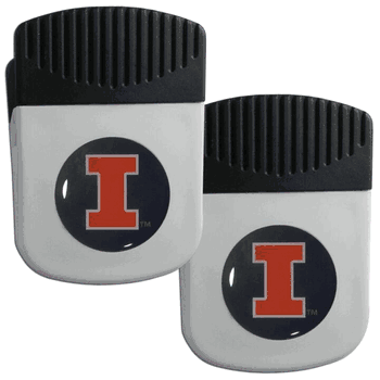 Illinois Fighting Illini Clip Magnet with Bottle Opener, 2 pack