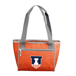 Illinois Fighting Illini Crosshatch 16 Can Cooler Tote