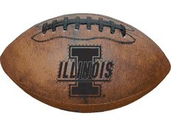 Illinois Fighting Illini Football - Vintage Throwback - 9 Inches