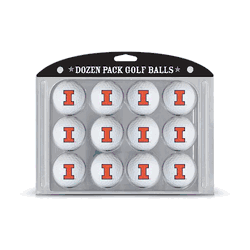 Illinois Fighting Illini Golf Balls Pack of 12