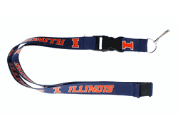 Illinois Fighting Illini Lanyard Blue