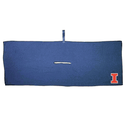 Illinois Fighting Illini Large Microfiber Towel - 16" x 40" (Colored)