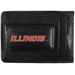 Illinois Fighting Illini Logo Leather Cash and Cardholder