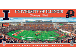 Illinois Fighting Illini NCAA 1000pc Panoramic Puzzle