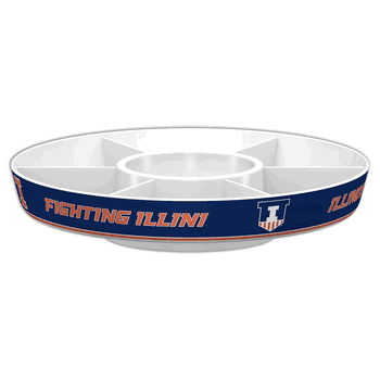 Illinois Fighting Illini Party Platter CO