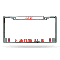 Illinois Fighting Illini Chrome Frame