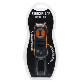Illinois Fighting Illini Switchblade Divot Tool Pack