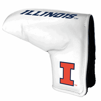 Illinois Fighting Illini Tour Blade Putter Cover (White)