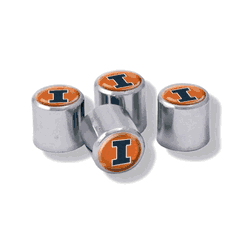 Illinois Fighting Illini Valve Stem Caps