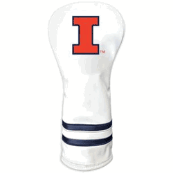 Illinois Fighting Illini Vintage Fairway Headcover (White)