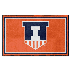 Illinois Illini 4ft. x 6ft. Plush Area Rug