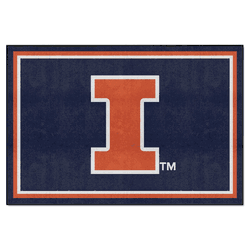 Illinois Illini 5ft. x 8 ft. Plush Area Rug