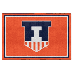 Illinois Illini 5ft. x 8 ft. Plush Area Rug