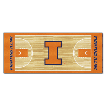 Illinois Illini Court Runner Rug - 30in. x 72in.