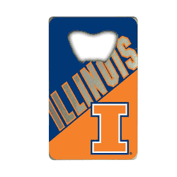Illinois Illini Credit Card Style Bottle Opener - 2 x 3.25