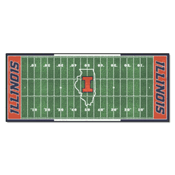 Illinois Illini Field Runner Mat - 30in. x 72in.