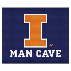 Illinois Illini Man Cave Tailgater Rug - 5ft. x 6ft.