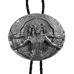 Indian Spirit Antiqued Bolo Tie