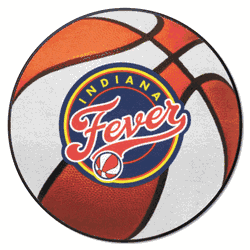 Indiana Fever Basketball Rug - 27in. Diameter