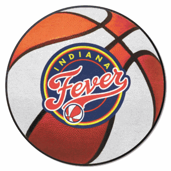 Indiana Fever Basketball Rug - 27in. Diameter